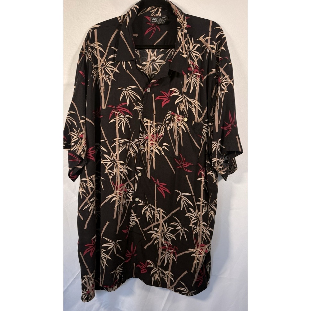 Montage collection shirt size 2XL Hawaiian tropical short sleeve button up rayon